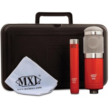 MXL 550 sls 551R - zestaw mikrofonów pojemnościowych