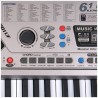 MQ 001 UF Keyboard Klawisze Organy Z Mikrofonem Dla Dzieci USB Mp3 Radio - 4