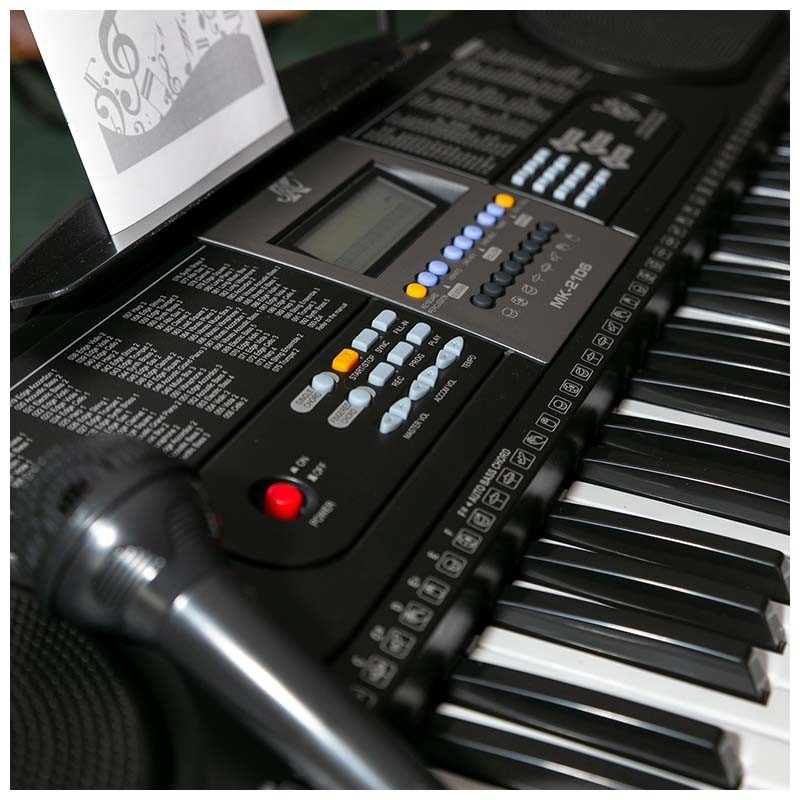 MK 2106 Keyboard Klawisze Organy Dla Dzieci Do Nauki Gry USB Mp3 Mikrofon - 7