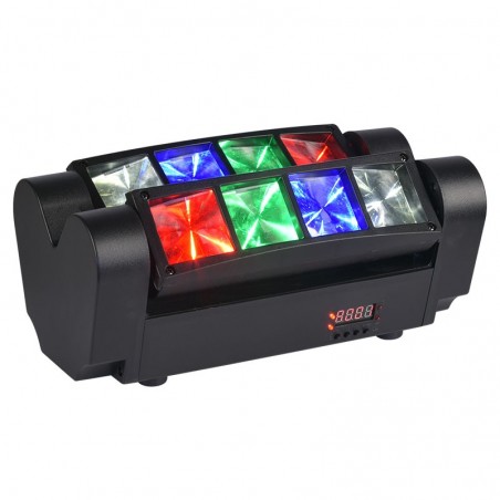 LIGHT4ME SPIDER MKII TURBO efekt LED 8x3W RGBW - 1