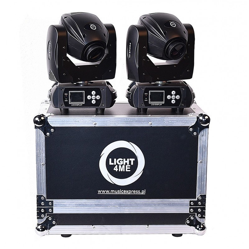 Light4Me Focus 60 LED Case Na 2 szt. Głowa Ruchoma - 4