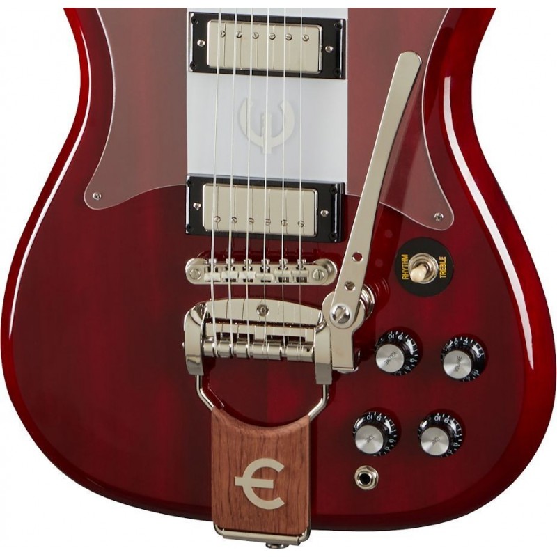 Epiphone Crestwood Custom Tremotone Cherry - gitara elektryczna - 4