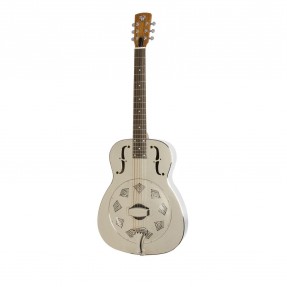 Epiphone Dobro Hound Dog M-14 Metal Body Nickel - gitara rezofoniczna - 1