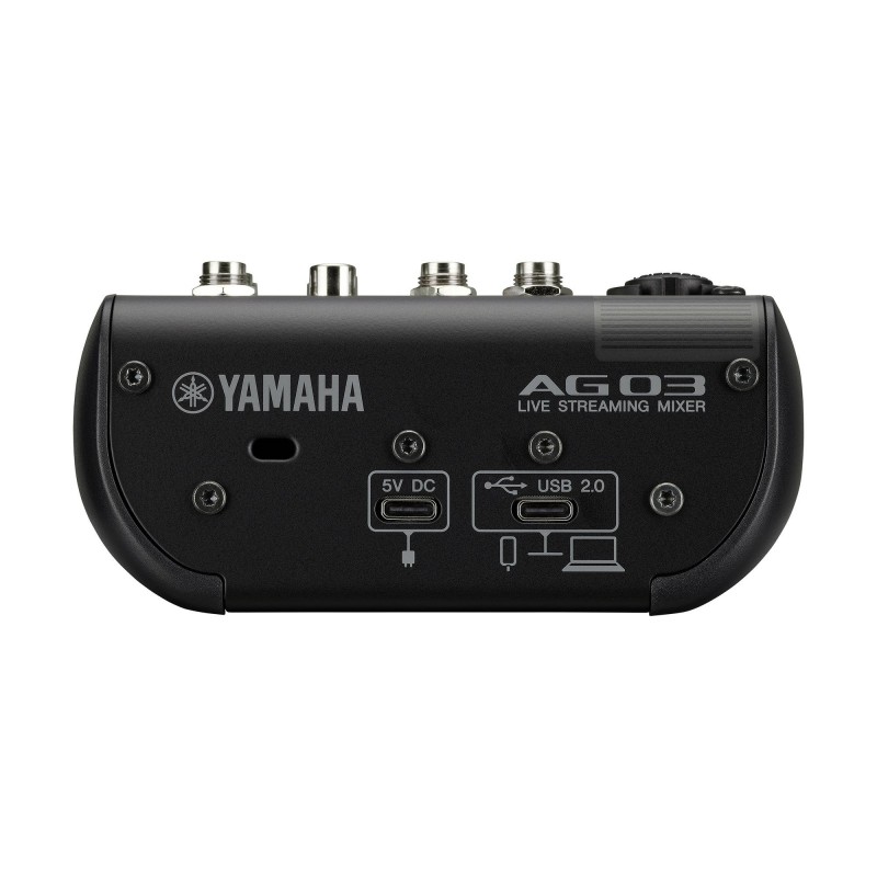 Yamaha AG03MK2 BL - mikser audio do streamingu z interfejsem audio USB - 3