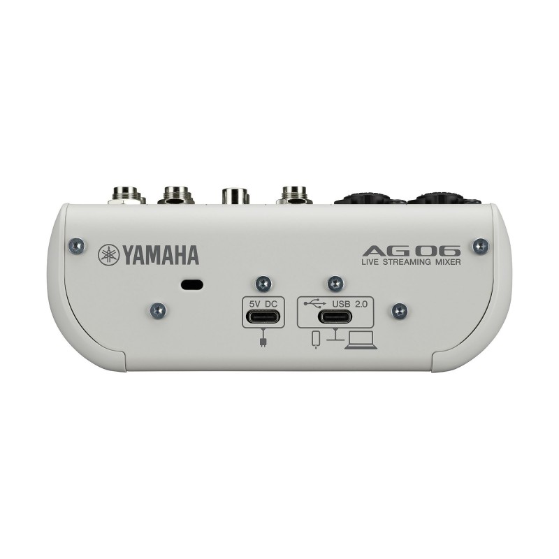 Yamaha AG06MK2 WH - mikser analogowy z interfejsem audio USB - 3