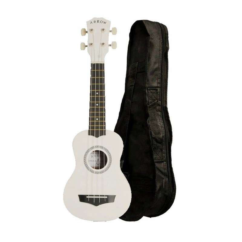 Arrow PB10 WH - ukulele sopranowe z pokrowcem