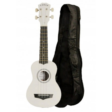 Arrow PB10 WH - ukulele sopranowe z pokrowcem
