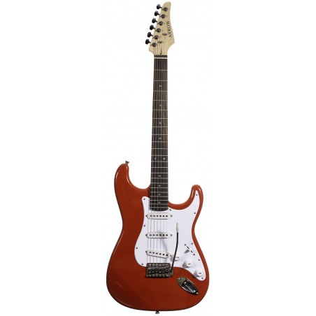 Arrow ST 111 Diamond Red Rosewood White - Gitara elektryczna
