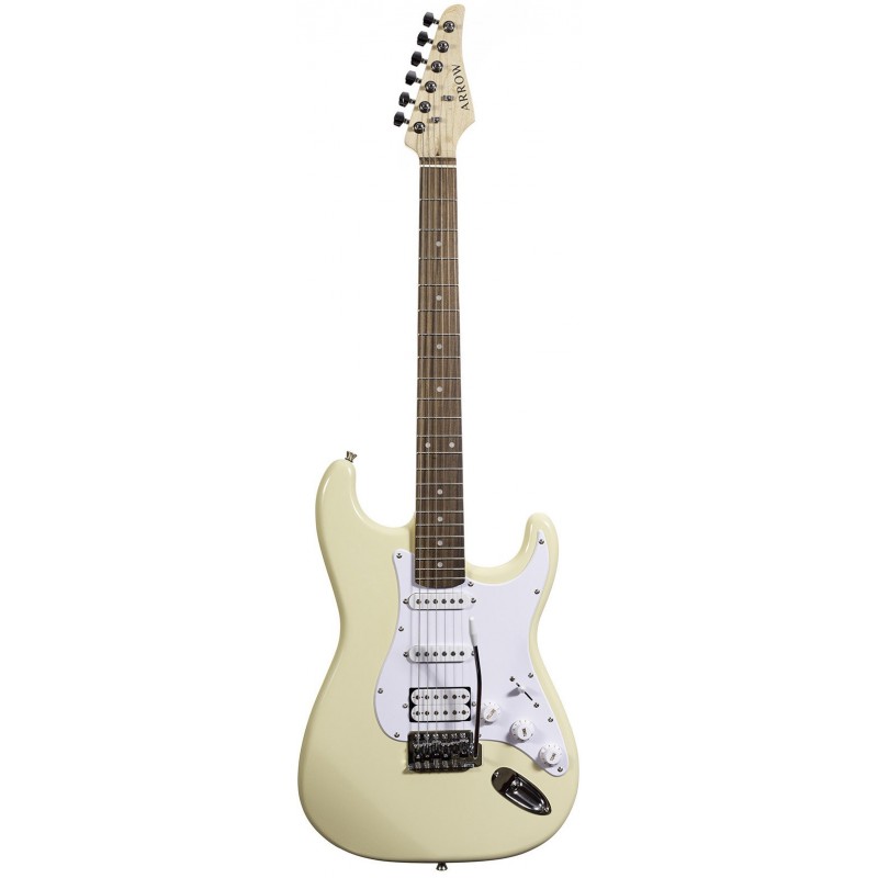 Arrow ST 211 Creamy Rosewood White - Gitara elektryczna - 1