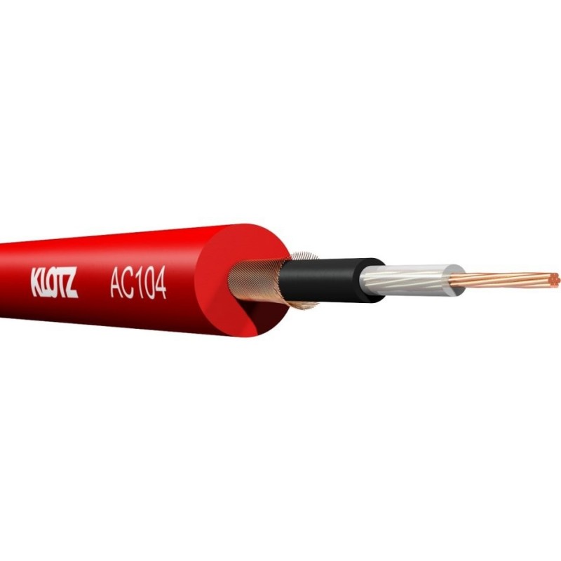 Klotz AC104 RT - kabel instrumentalny czerwony