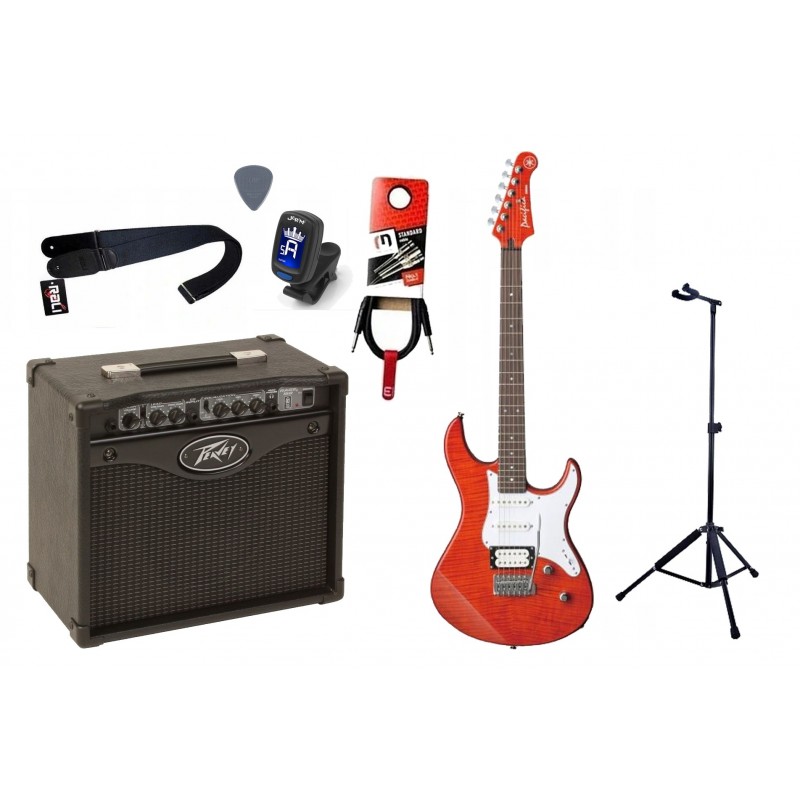 Gitara Elektryczna + Wzmacniacz 15W Kabel Zestaw 159 - 1 Gitara Elektryczna + Wzmacniacz 15W Kabel Zestaw 159 - 1