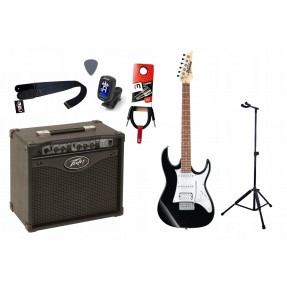 Gitara Elektryczna + Wzmacniacz 15W Kabel Zestaw 173 - 1