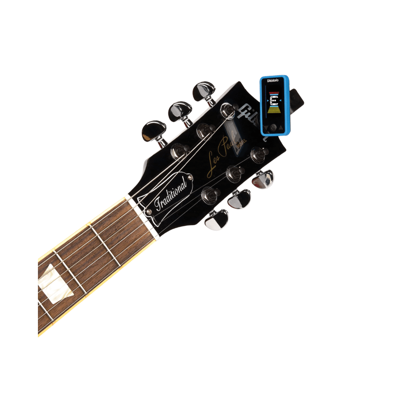 D'Addario Eclipse Headstock Tuner, Blue - stroik gitarowy - 3