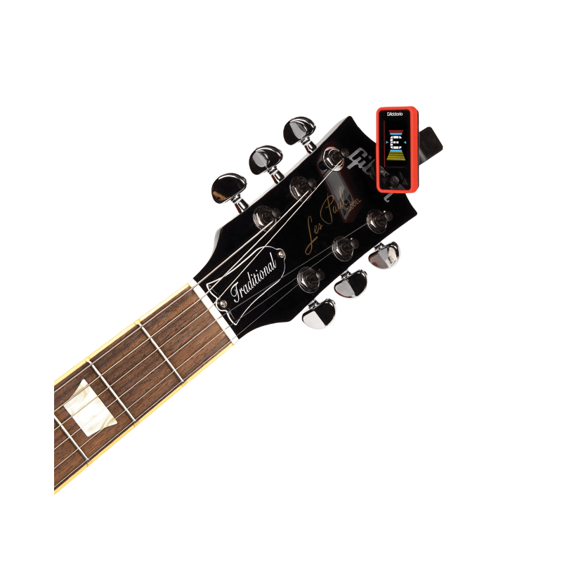 D'Addario Eclipse Headstock Tuner, Red - stroik gitarowy - 3