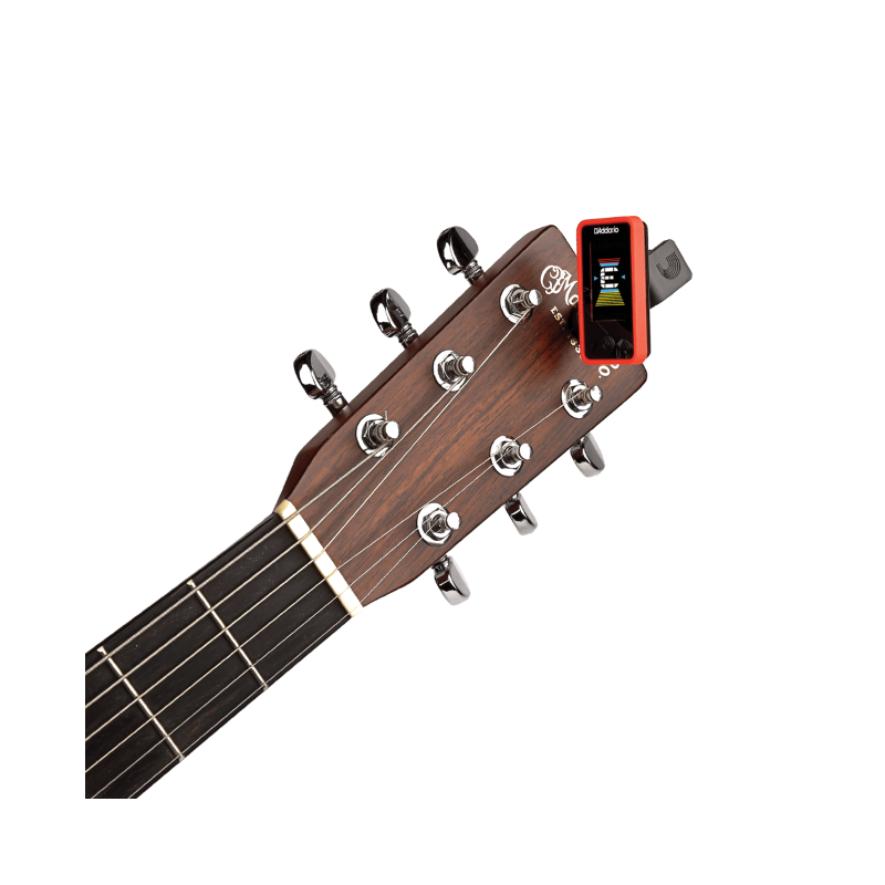 D'Addario Eclipse Headstock Tuner, Red - stroik gitarowy - 4