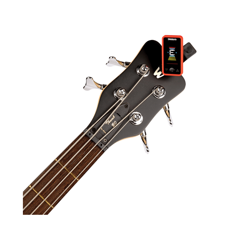 D'Addario Eclipse Headstock Tuner, Red - stroik gitarowy - 5