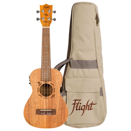 FLIGHT DUC323 EQ MAH - ukulele koncertowe z pokrowcem - 1