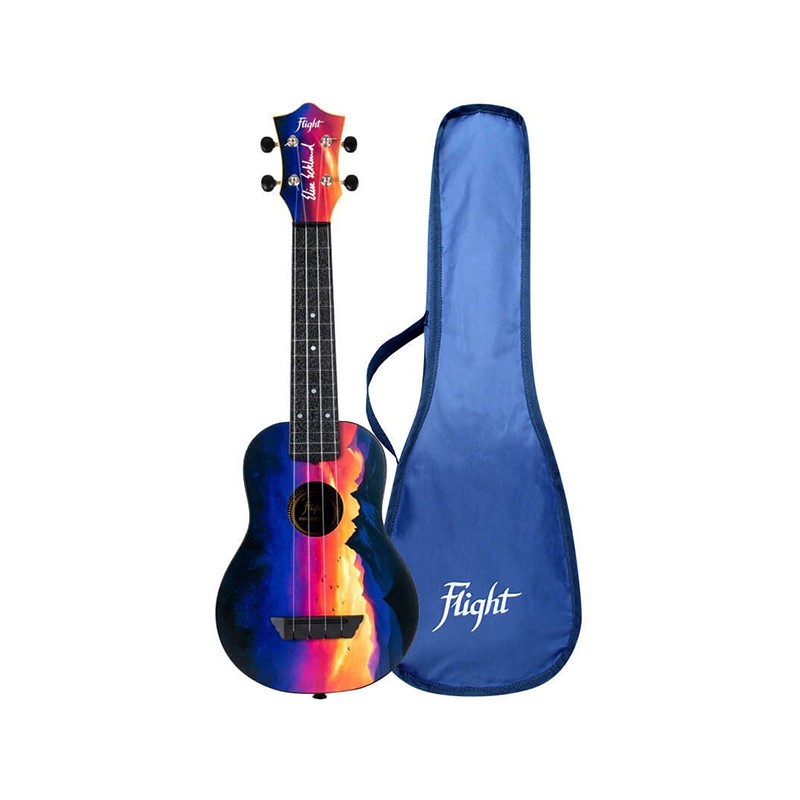 FLIGHT TUS Sunset EE - ukulele sopranowe z pokrowcem - 1 FLIGHT TUS Sunset EE - ukulele sopranowe z pokrowcem - 1