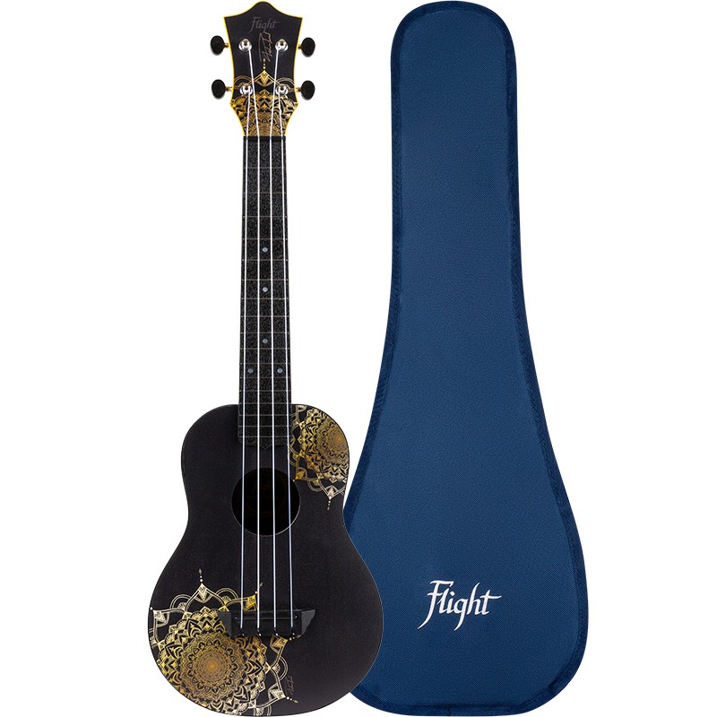 Flight TUC-40 GD MANDALA - ukulele koncertowe + pokrowiec - 1 Flight TUC-40 GD MANDALA - ukulele koncertowe + pokrowiec - 1