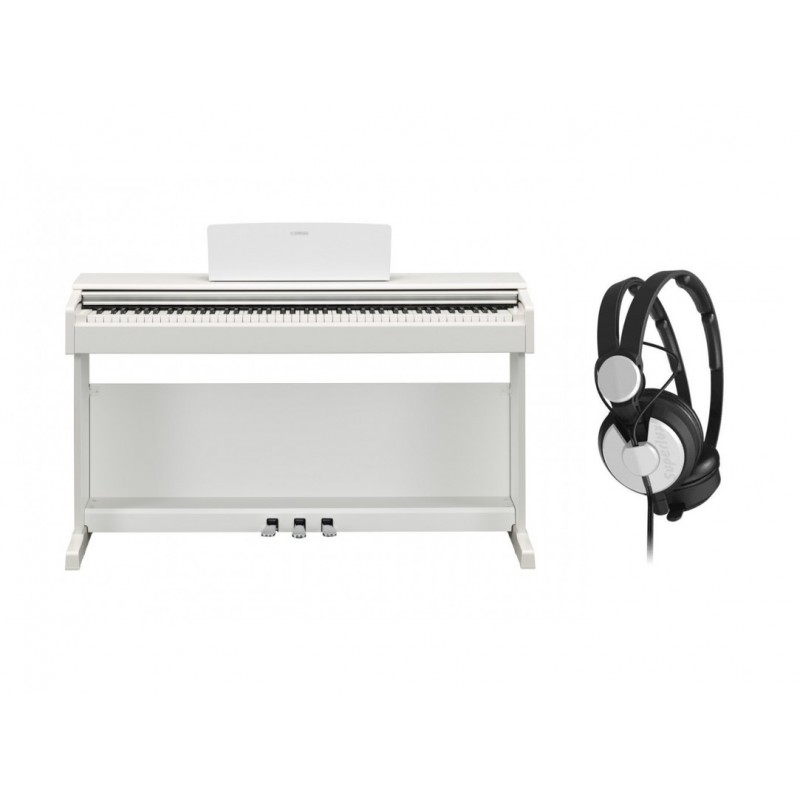 Pianino Cyfrowe Yamaha YDP-145 WH +Słuchawki - 1