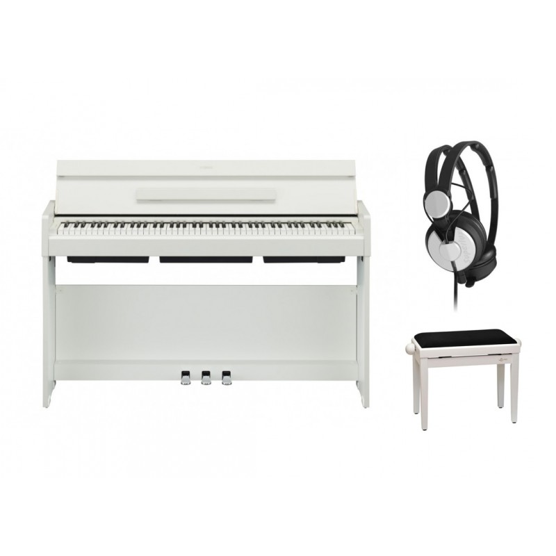Pianino Cyfrowe Yamaha YDP-S35 WH +Słuchawki +Ława - 1