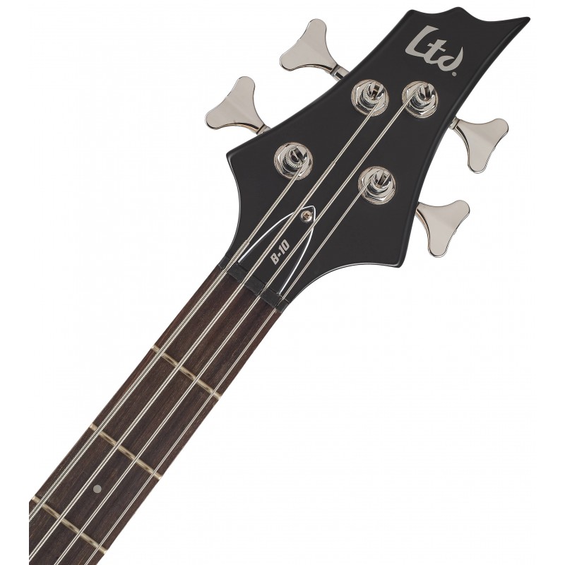 LTD B-10 KIT BLKS Black Satin - gitara basowa z pokrowcem - 5