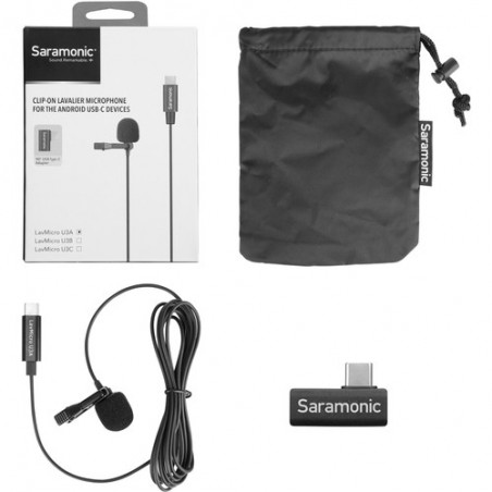 Saramonic LavMicro U3A - mikrofon krawatowy, lavalier, złącze USB-C - 1
