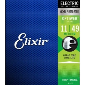 ELIXIR 19102 OPTIWEB - Struny do elektryka 11-49