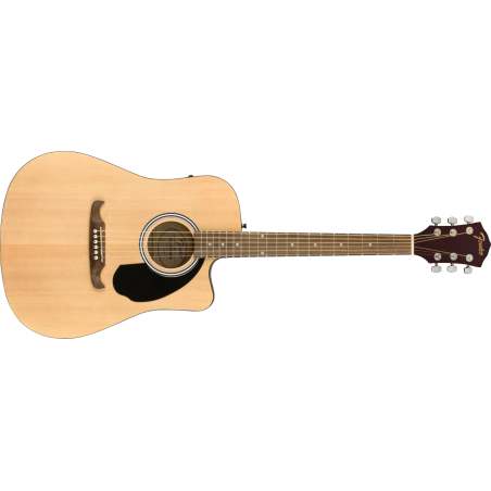 Fender FA-125CE Dreadnought, WF, Natural - Gitara elektroakustyczna - 1