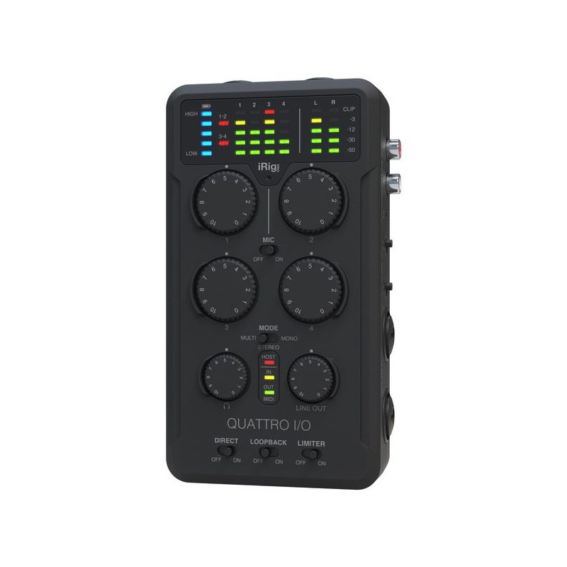 IK Multimedia iRig Pro Quattro I/O Deluxe - interfejs audio - 3