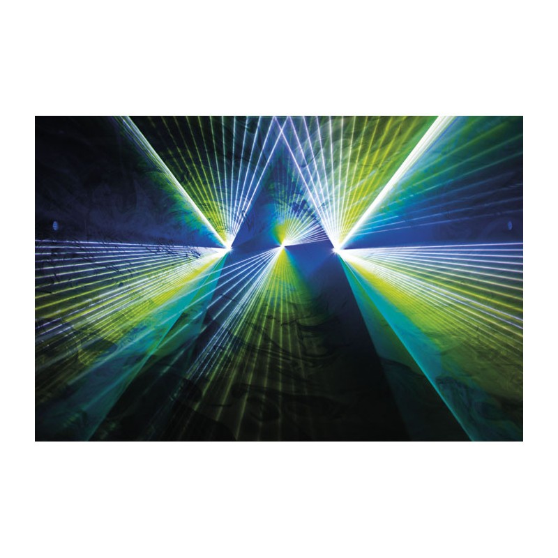 Showtec Solaris 11.0 - laser RGB z Pangolin FB4 - 8