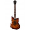 LTD VIPER-256 DBSB Dark Brown Sunburst - gitara elektryczna - 1