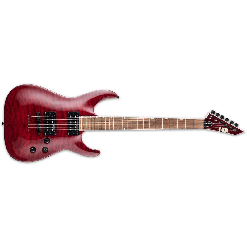 LTD MH-200QM NT STBC See Thru Black Cherry - gitara elektryczna - 2