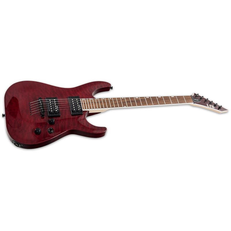 LTD MH-200QM NT STBC See Thru Black Cherry - gitara elektryczna - 4