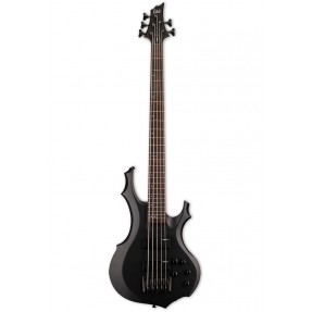 LTD F-205 BLKS Black Satin - gitara basowa - 1