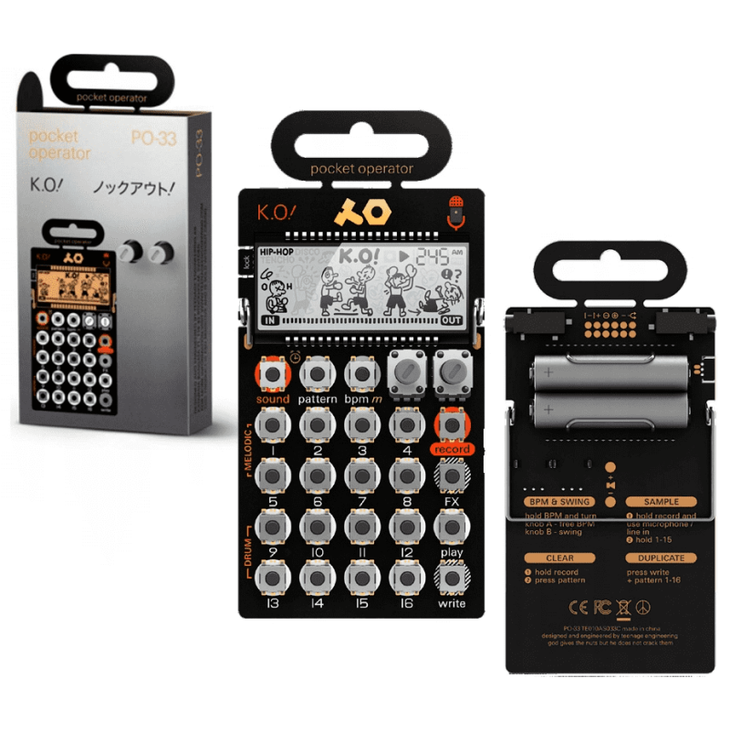 Teenage Engineering PO-33 K.O - Sampler lo-fi - 8