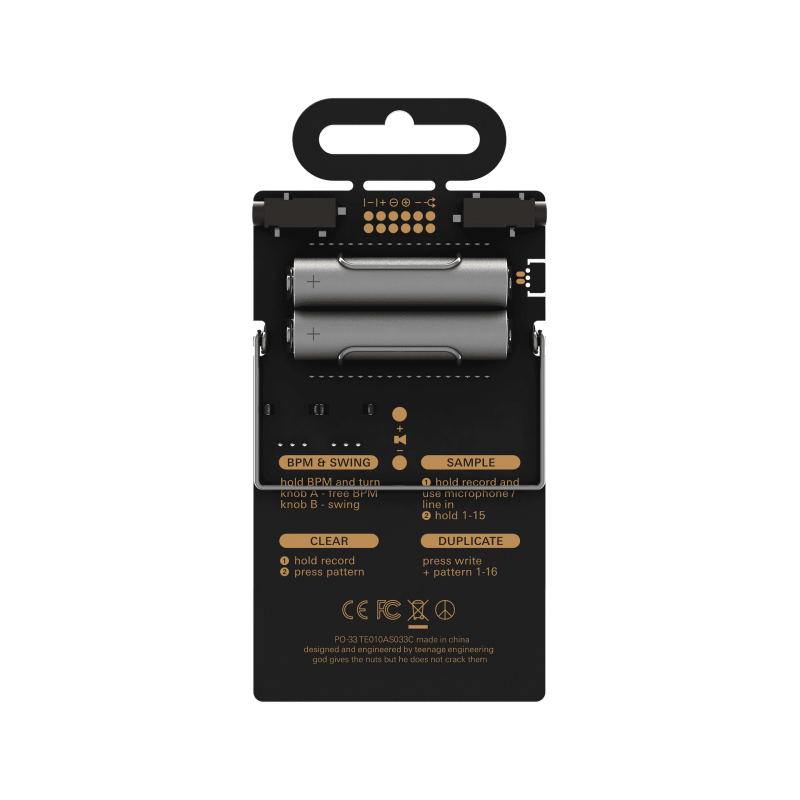 Teenage Engineering PO-33 K.O - Sampler lo-fi - 4