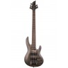 LTD B-205SM STBLKS See Thru Black Satin - Gitara Basowa - 1