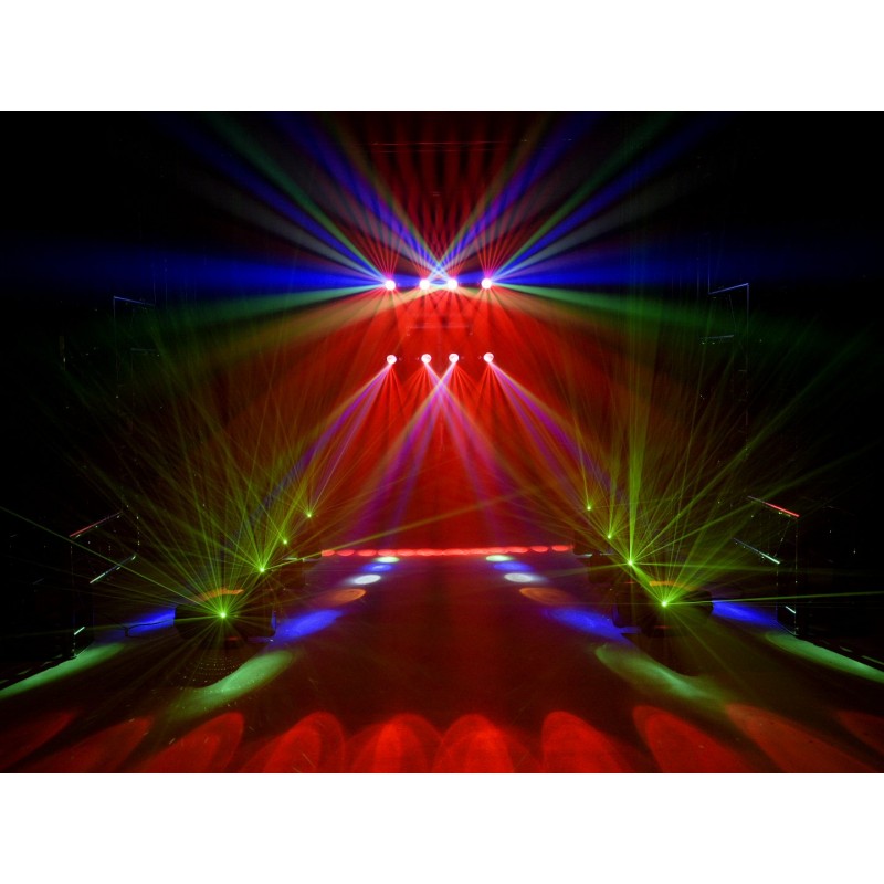 Eurolite LED Compact Multi FX Laser Bar - Efekt Disco 4w1 - 7