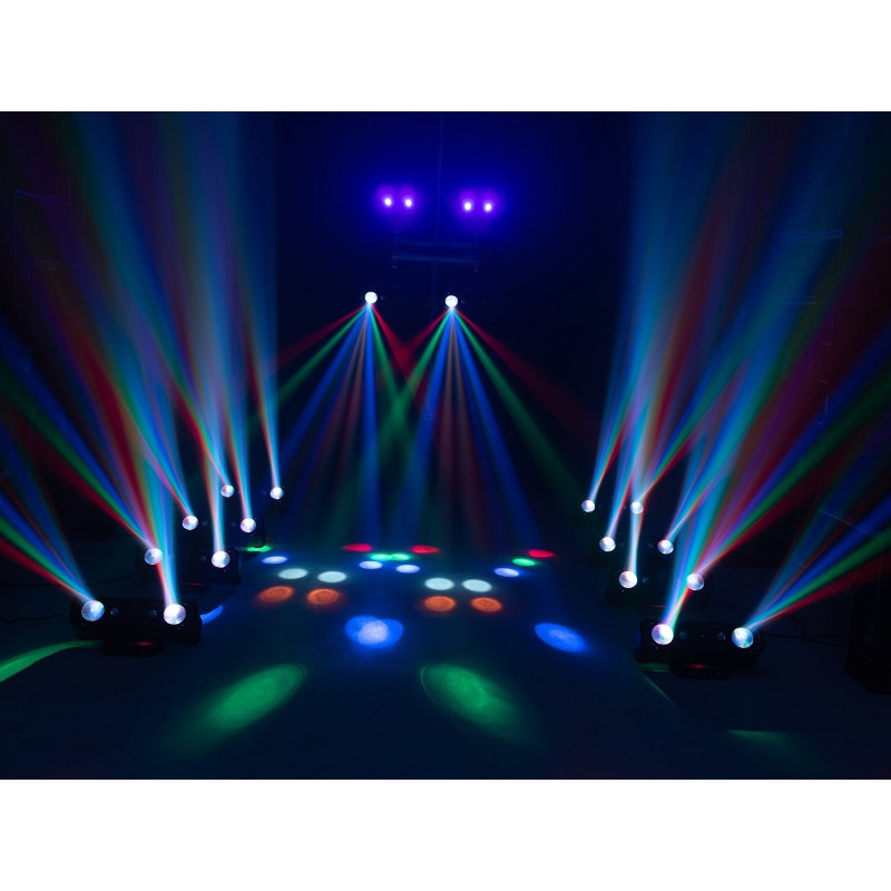 Eurolite LED Compact Multi FX Laser Bar - Efekt Disco 4w1 - 9