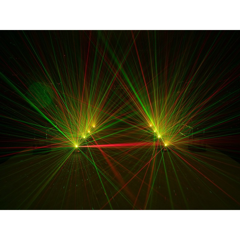 Eurolite LED Compact Multi FX Laser Bar - Efekt Disco 4w1 - 10