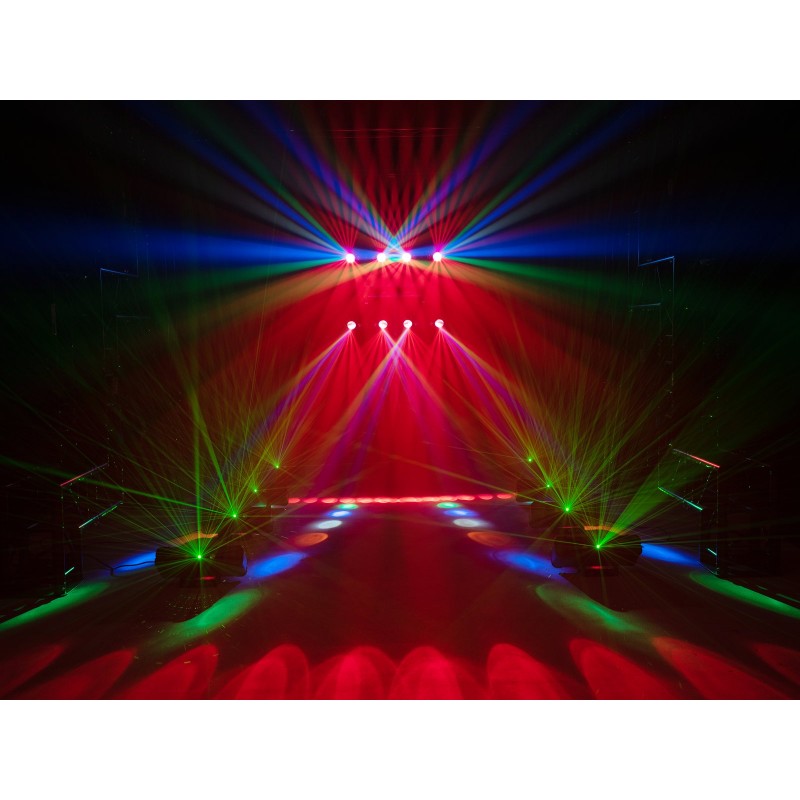 Eurolite LED Compact Multi FX Laser Bar - Efekt Disco 4w1 - 14