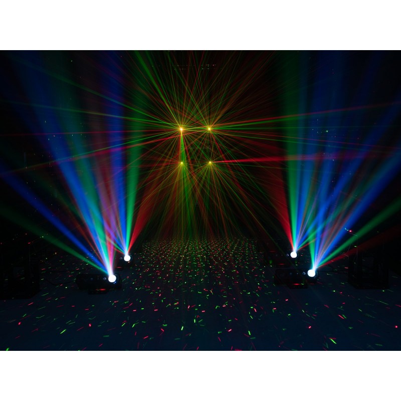 Eurolite LED Compact Multi FX Laser Bar - Efekt Disco 4w1 - 17