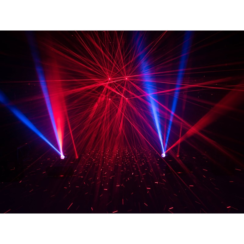 Eurolite LED Compact Multi FX Laser Bar - Efekt Disco 4w1 - 18