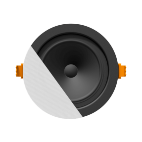 AUDAC CENA306/W SpringFit - głośnik sufitowy 2,5" 8Ω i 100V - wersja biała - 1