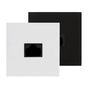 AUDAC CP45ARP/B - płyta połączeniowa RJ45 45 x 45 mm - wersja czarna - 1