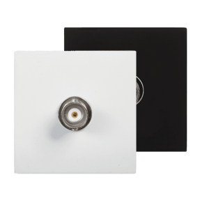 AUDAC CP45BNC/B - płytka przyłączeniowa BNC 45 x 45 mm - wersja czarna - 1