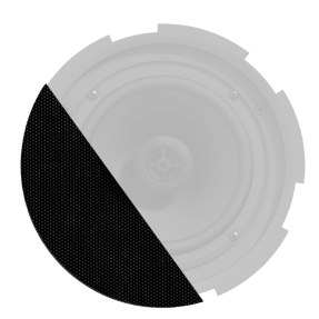 AUDAC GLI08/OB - Maskownica do głośnika CIRA8 z tkaniną i obróbką zewnętrzną - wersja czarna - 1