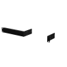 AUDAC MBS310 - zestaw do montażu w szafie rack dla obudów 1u w połowie przestrzeni rack - 3