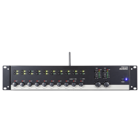 AUDAC PRE220 - dwustrefowy 10 kanałowy przedwzmacniacz stereo - 1